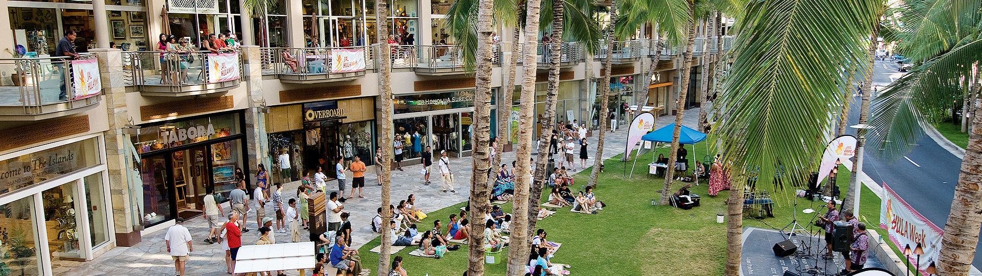 Honolulu Shopping, Hilton Hawaiian Village, Shops in Waikiki